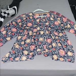 Floral Long Sleeve Blouse